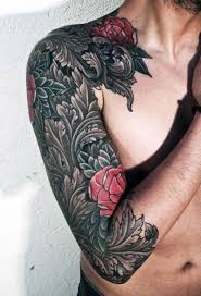 The Ultimate 137 Best Sleeve Tattoos In 2020 Men Flower Tattoo Rose Tattoos For Men Best Sleeve Tattoos