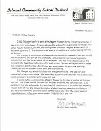 Letter Of Recommendation For Teacher Teacher Cover Letter Example Teacher Letter Of Recommendation Letter To Teacher