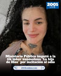 La tiktoker Evelin Velásquez, conocida como “La Hija de Dios”, será im...