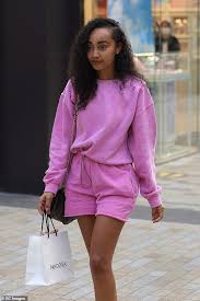 Her birthday, what she did before fame, her family life, fun trivia facts she was raised by her parents, john pinnock and deborah thornhill, and has two sisters named sarah and. Little Mix S Leigh Anne Pinnock Puts On A Leggy Display In Pink Co Ords During Shopping Trip Readsector