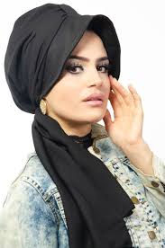 Siyah Sapkali Bone Modelleri Siyah Islami Moda Siyah Sapkalar
