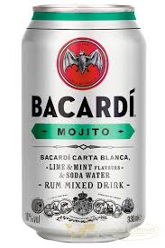 This is the perfect drink for a hot summer gathering or a night pool party. Bacardi Mojito 0 33 Liter Dose Bottle Drinks Whisky Rum Spirituosen Online Shop