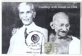 Indigo Creatives Mahatma Gandhi with Jinnah 1944 Photo Max Card : Amazon.in: Office Products