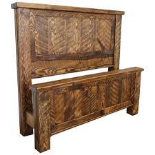 Rustic Panel Bed Four Corner Furniture Bozeman Mt Rustic Furniture Leather Living Room Furniture Western Furniture