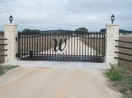 For our steel driveway gates we always use a minimum of 1/8″ (.125 inch thick) material thickness for all gate construction. Ranger Custom Ranch Farm Entrance Gates Farmranchstore Com