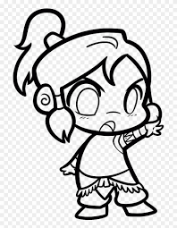 Are you looking for some free coloring pages for your little girls? Moana Chibi Coloring Pages Clipart 1310336 Pinclipart