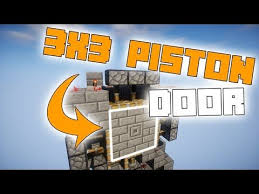 3x3 Spiral Piston Door In Minecraft Redstone Tutorial Youtube Minecraft Projekte Minecraft Tipps Minecraft