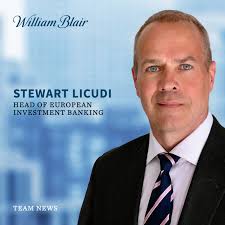After six years of having the privilege of heading Europe for William Blair  my family and I have returned to the U.S. where I will be based out of our  San Francisco