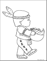 The indian printable coloring pages are fun to color and use as thanksgiving decorations. Free Pilgrims Indians Printable Coloring Sheets