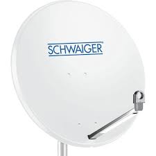 Der aktuelle satellitenschüssel test bzw. Schwaiger Satellitenschussel Mit Logo 80 Cm Aluminium Hellgrau Weiss Bei Hellweg