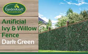 4.5 out of 5 stars. Gardenkraft 26140 2 6m X 0 7m Dark Ivy Leaf Artificial Hedge Panels Expandable Fence Panel Screening Uv Fade Protected Privacy Screens Garden Hedge Landscaping Amazon Co Uk Garden Outdoors