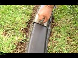 This is a great edging project if you want that great farmhouse or log cabin look in your outdoor living spaces. Cheap Garden Edging Ideas Youtube