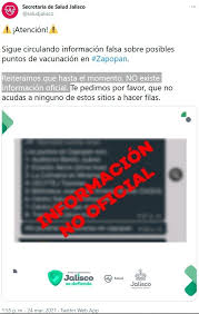Agregó, que el programa de vacunación es. Covid 19 En Jalisco No Hay Puntos De Vacunacion En Zapopan El Informador