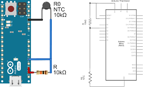 Temperature Sensor Using A Thermistor With Arduino