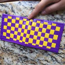 Seal the pockets in place with a thin, horizontally ripped piece of duct tape abut 7 inches long. Bags Woven Duct Tape Wallet Poshmark