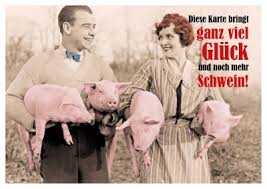 Ganz Viel Gluck Und Noch Mehr Schwein Kartendesign Gluckwunschkarten Spruche Echte Postkarten Online Versenden