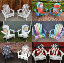 Additional parts are dimensioned on the bill of materials and shown in exploded assembly drawings. Painted Adirondack Chairs Popping Up Around The Valley Artists Businesses Team Up For Take A Seat For Kids Project Living Snoqualmie