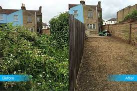 When clearing overgrown land by hand, the first things to go should be the woody trees and shrubs, which can be dug, hacked or pulled out if the trunks are less than 2 inches (5 cm) in diameter. It S A Jungle Out There How To Clear An Overgrown Garden