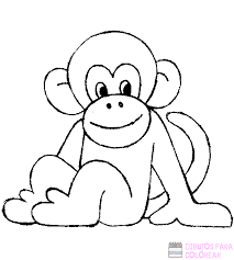 Dibujos De Monos Para Colorear