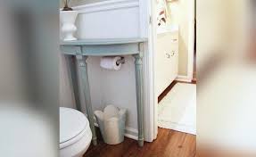 Half Table For Bathroom Or Kitchen Nook33 Simple Home Improvement Ideas That Will Make Houseguests Instantly Jealo Home Improvement Simple House Bathroom Style
