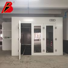 Put left side, right side or back are all ok. China Downdraft Paint Booth Home Spray Paint Room Manufacturers Auto Car Paint Shop Near Me China Car Baking Booth Auto Spray Booth