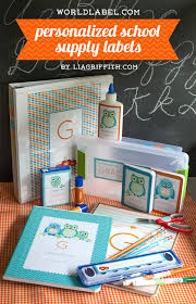 Free label templates inside for teachers & students. Personalized Back To School Organizing Labels Free Printable Labels Templates Label Design Worldlabel Blog