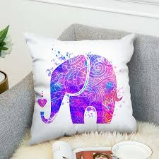 Car seat headrest pillow,memory foam neck pillow for kids and passenger,ad v5y9. Double Sided 3d Print Cushion Cover Elephant Pillowcase Sofa Pillow Case Sofa Decorative Pillows Car Pillow Covers Throw Pillows Buy At The Price Of 2 99 In Aliexpress Com Imall Com