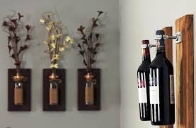 simple and affordable wine kitchen decor