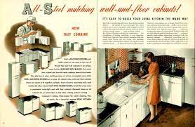 Update Montgomery Ward Steel Kitchen Cabinets A Catalog From 1941 Steel Kitchen Cabinets Metal Kitchen Cabinets Retro Renovation