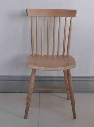 Dining tables patio tables rustic furniture 123. Oxford Spindle Back Dining Chair In White Painted Or Natural Oak