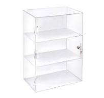 Acrylic Countertop Open Case 12.375" Wide w/ 2 Non-Removable ...