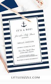 Nautical Baby Shower Invitation Template Nautical Baby Shower Invitations Nautical Baby Shower Baby Shower Invitations Templates