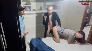 Prank with wife blindfolded her and in the middle of sex my friend entered  - XNXX.COM