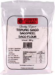 Yakni memiliki tekstur yang lembut, lengket dan agak bening. Meel Sago Tepung