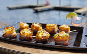 The only difference between hor d'oeuvres served before dinner and those served on their own for a cocktail party is the amount to include. Pork Shooters Recipe Tailgating Appetizer Barbecuebible Com