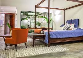 The best furniture for such a room is modern of light colors or colonial of dark shades or even of a boho tropical bedroom with rattan and cane furniture, a macrame hanging, bright tropical print. 30 Best Tropical Bedroom Ideas Trendy Photos And Inspirations