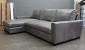 Gray Leather Couch Sectional