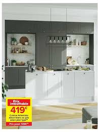 Maybe you would like to learn more about one of these? Offre Cuisine Artemisia Decor Blanc Ou Gris Selon Plan Type Chez Castorama