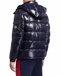 Moncler Men S Maya Hooded Puffer Coat Puffer Coat Moncler Shiny Jacket