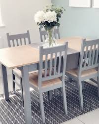 Dining Table And Chairs Makeover Finished Using Makeitrustoleum Im So Happy With It Looks Much Better Dining Table Chairs Dining Room Table White Dining Table