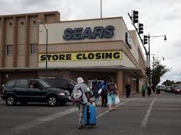 A Sign Announcing The Store Will Be Closing Hangs Above Sears Store Closing Used Restaurant Equipment