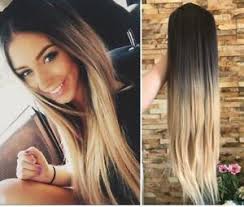 The placement of the blonde shows off the texture lc's hair color is a creative take on a traditional ombré. Lady Synthetic Long Straight Hair Ombre Blonde Dark Root Wig Natural Looking Wig 713289971045 Ebay