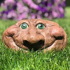 I hope you find what you're looking for. Home Decorations Funny Rock Face Garden Yard Art Sculpture Resin Sculptures Mystical Garden Stone Walmart Com Walmart Com