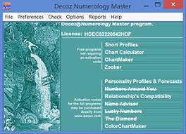 Professional Numerology Software Free Programs World