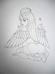 Maybe you would like to learn more about one of these? Sexy Angel Tattoo Design By Tattoosuzette On Deviantart