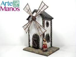 Hola Amigos Seguimos Compartiendo Ideas Para Que Hagan Con Tiempo Ya Sea Para Sus Propios Belenes O Para Que Vendan Belenes Molinos De Viento Manualidades