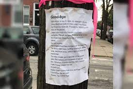 Check spelling or type a new query. Philadelphia Telephone Pole Slated To Be Replaced Leaves Behind Heartwarming Farewell Letter