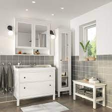 Mobile bagno hemnes ikea bianco metà prezzo. Hemnes Rattviken Set Arredo Bagno 5 Pezzi Bianco Miscel Runskar Ikea It