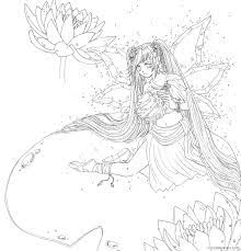 Cute coloring pages coloring pages for girls animal coloring pages coloring books candy manga toddler drawing candy pictures candy y terry colorful drawings. Printable Manga Coloring Pages For Adults Coloring4free Coloring4free Com