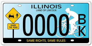 Prestige plate, private number plate, cherished plate or personalised registration (united kingdom); Share The Road License Plates Ride Illinois Ride Illinois
